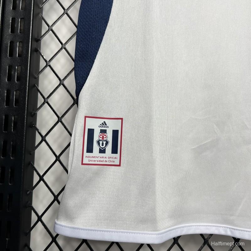 Retro 02/03 Universidad De Chile Away White Jersey