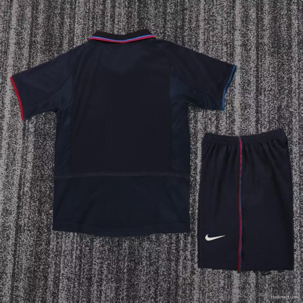 Retro Kids 02/03 Barcelona Third Jersey