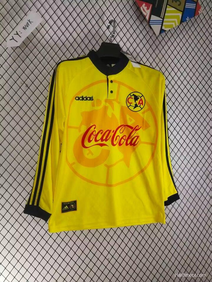 Retro 97/98 Club America Home Long Sleeve Jersey