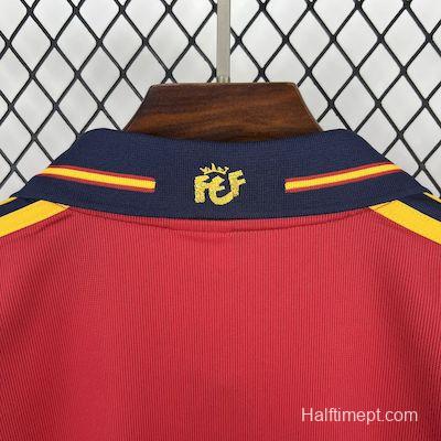 Retro 1998 Spain Home Jersey