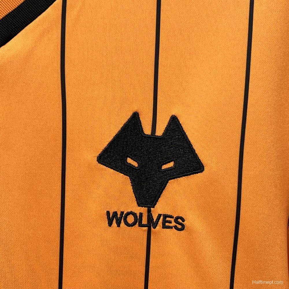 1985/86 Retro Wolverhampton Wanderers Home Jersey