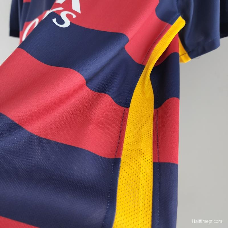 Retro 15/16 Barcelona Home Soccer Jersey