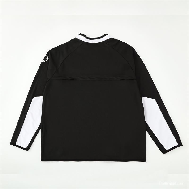 Retro 02/03 Manchester United Black Half Zipper Jacket