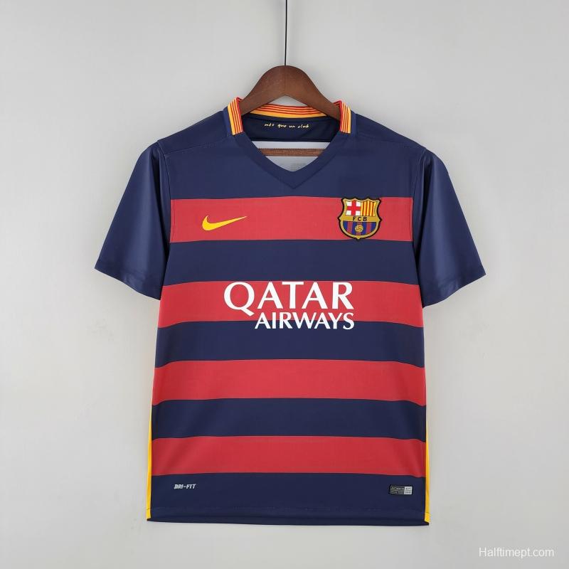 Retro 15/16 Barcelona Home Soccer Jersey