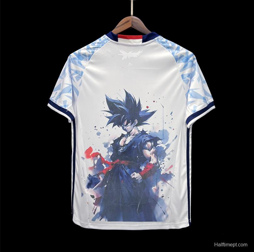 Retro 2016 Japan Dragon Ball Goku Jersey