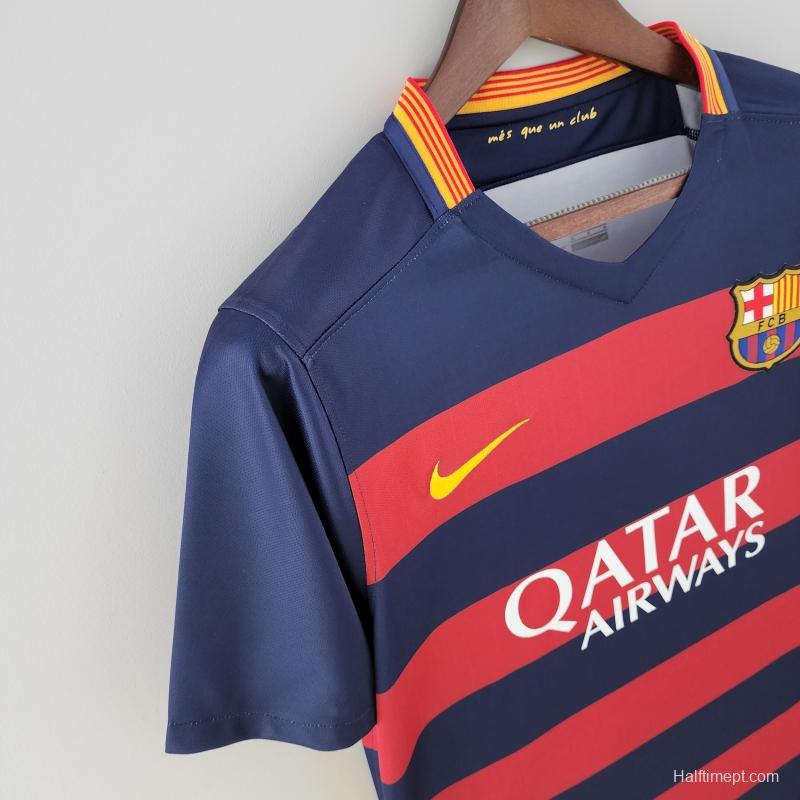 Retro 15/16 Barcelona Home Soccer Jersey