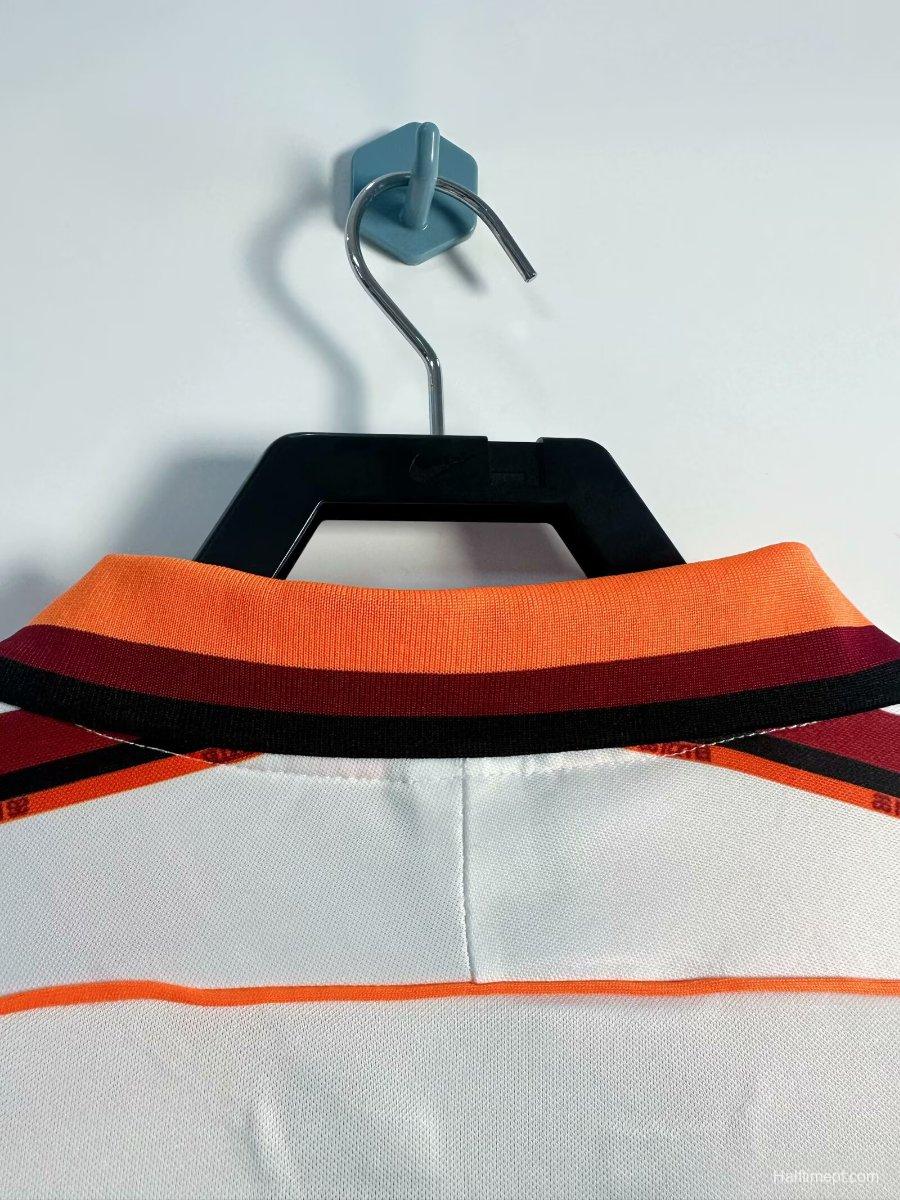 Retro 98/99 Roma Away White Long Sleeve Jersey