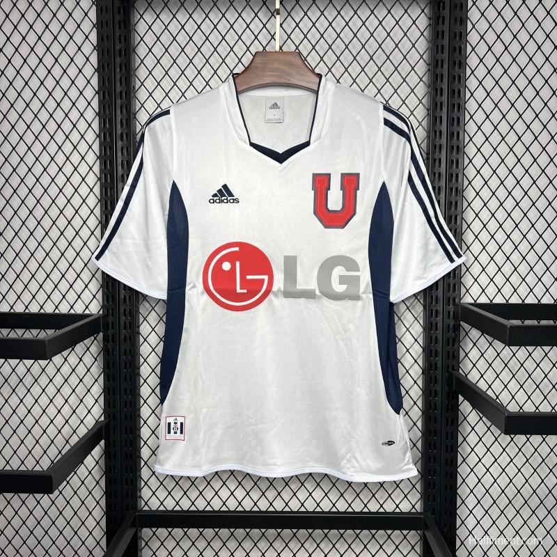 Retro 02/03 Universidad De Chile Away White Jersey