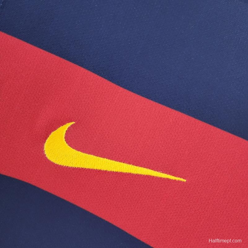 Retro 15/16 Barcelona Home Soccer Jersey
