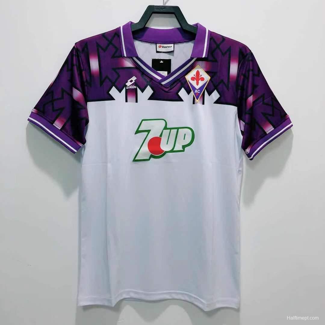 Retro 92/93 Fiorentina Away Soccer Jersey