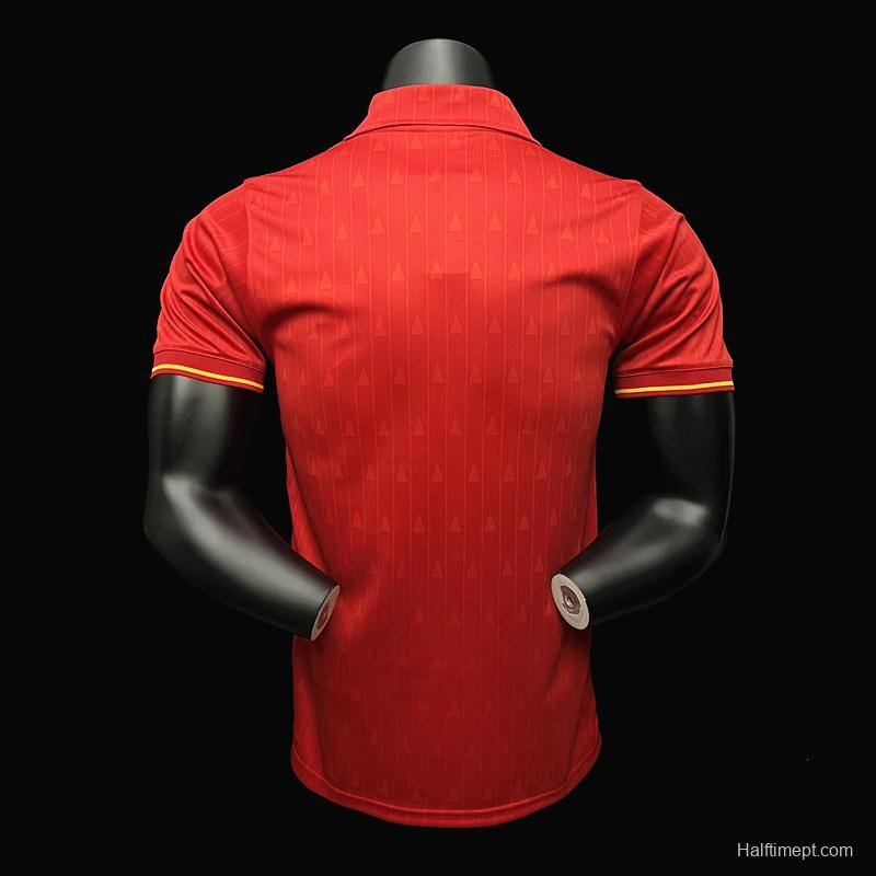 Retro 1988-91 Spain Home Jersey