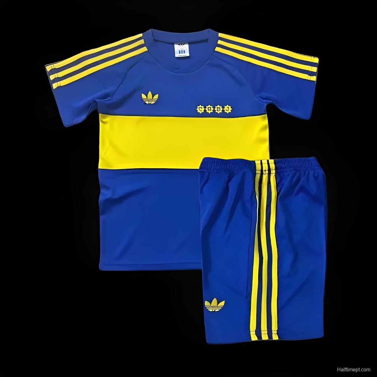 Retro Kids 1981 Boca Juniors Home Jersey