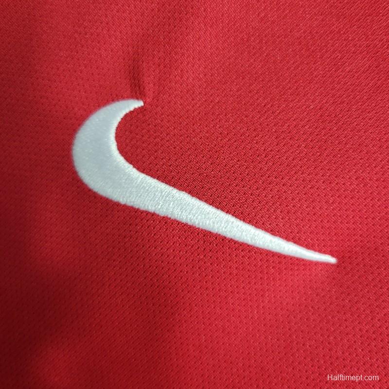 Retro 2016 Portugal Home Long Sleeve Jersey