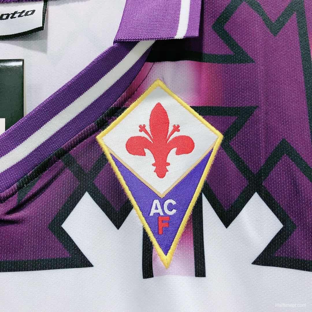 Retro 92/93 Fiorentina Away Soccer Jersey