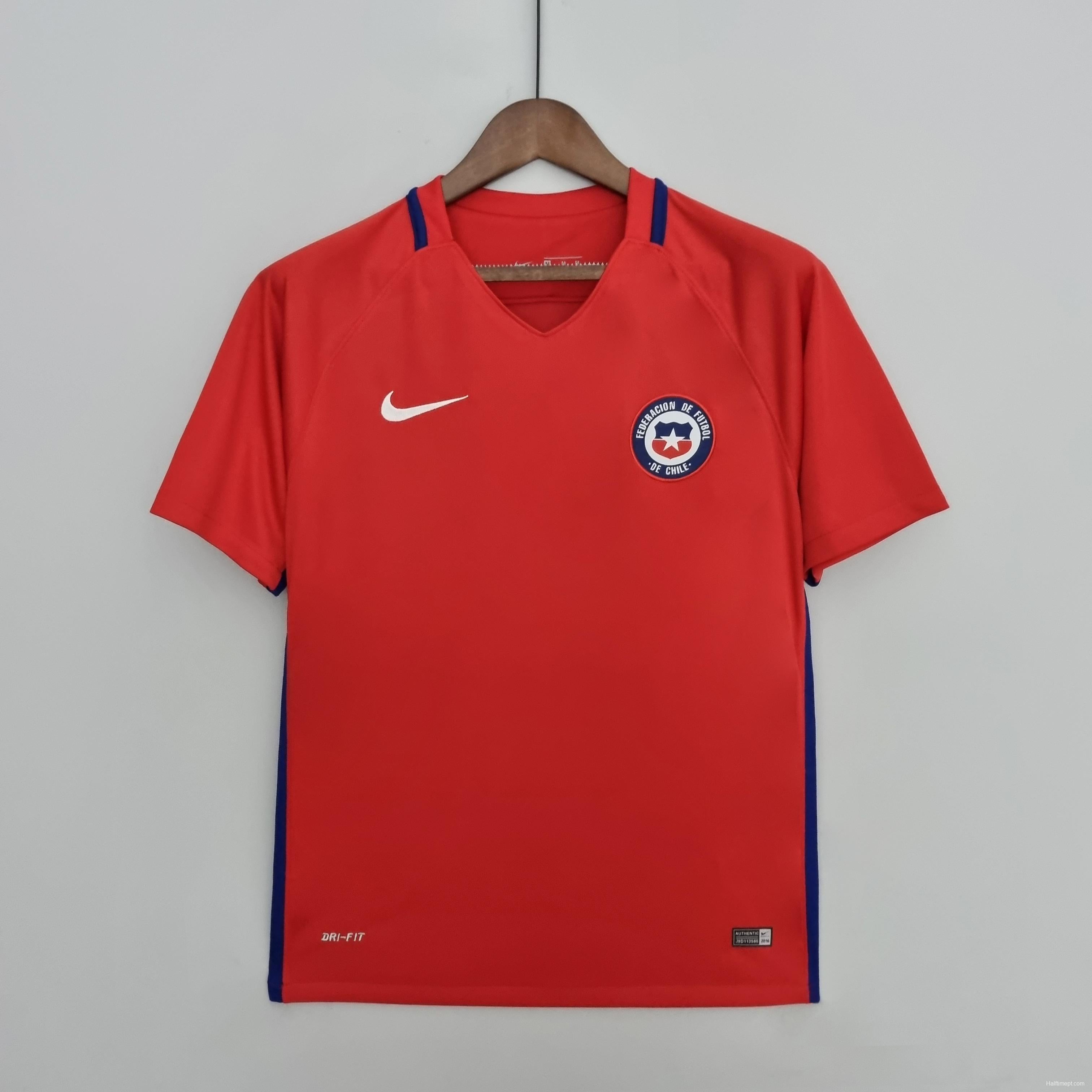 Retro chile 16/17 home Soccer Jersey
