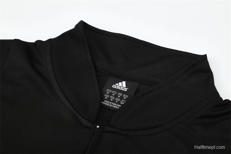 Retro 03/04 AC Milan Black Half Zipper Jacket