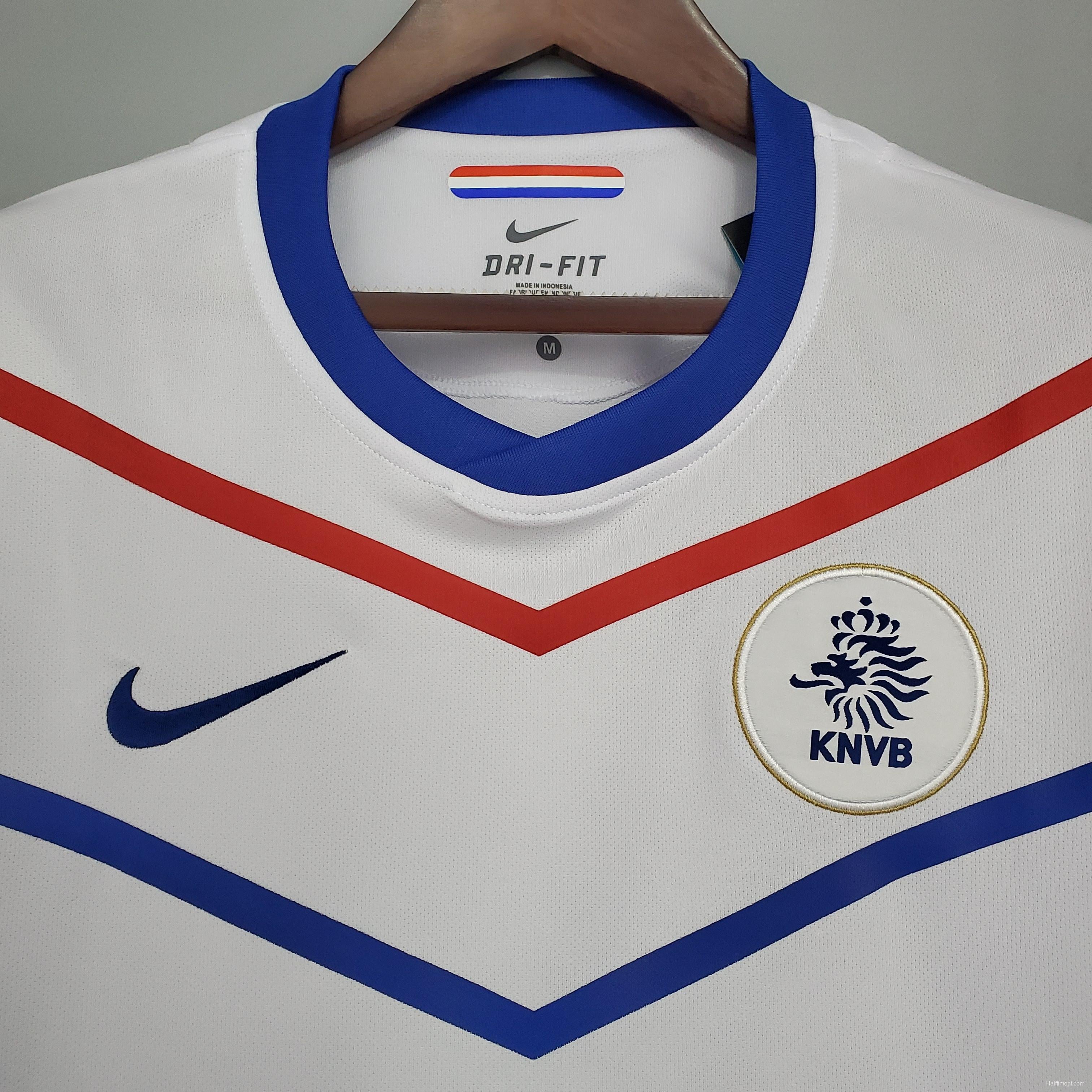 Retro Netherlands 2010 away Soccer Jersey